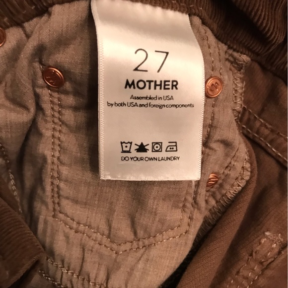 MOTHER The Looker Ankle Fray Corduroy - Picture 6 of 10